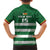 Rugby Zimbabwe Custom Family Matching Short Sleeve Bodycon Dress and Hawaiian Shirt Go Champions Sables - Wonder Print Shop