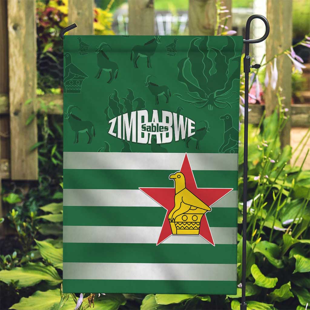 Rugby Zimbabwe Garden Flag Go Champions Sables - Wonder Print Shop
