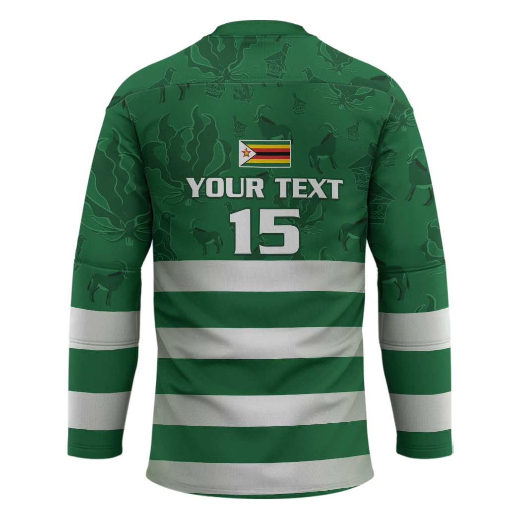 Rugby Zimbabwe Custom Hockey Jersey Go Champions Sables - Wonder Print Shop
