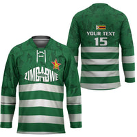 Rugby Zimbabwe Custom Hockey Jersey Go Champions Sables - Wonder Print Shop