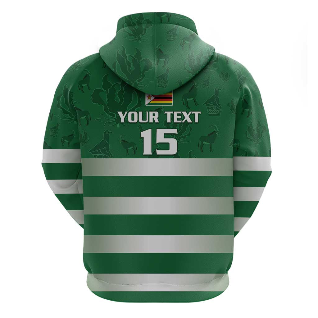 Rugby Zimbabwe Custom Hoodie Go Champions Sables - Wonder Print Shop