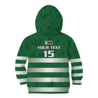 Rugby Zimbabwe Custom Kid Hoodie Go Champions Sables - Wonder Print Shop