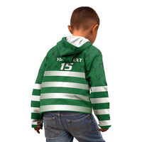 Rugby Zimbabwe Custom Kid Hoodie Go Champions Sables - Wonder Print Shop