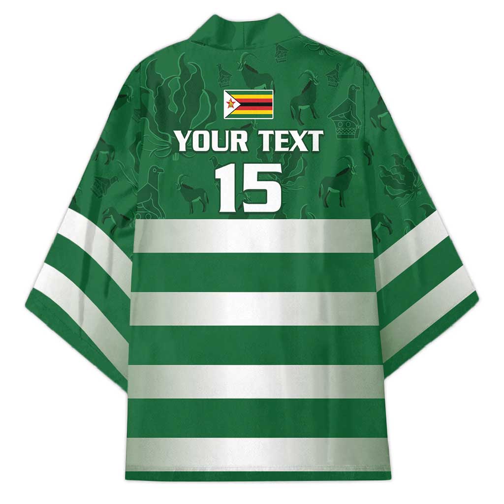 Rugby Zimbabwe Custom Kimono Go Champions Sables - Wonder Print Shop