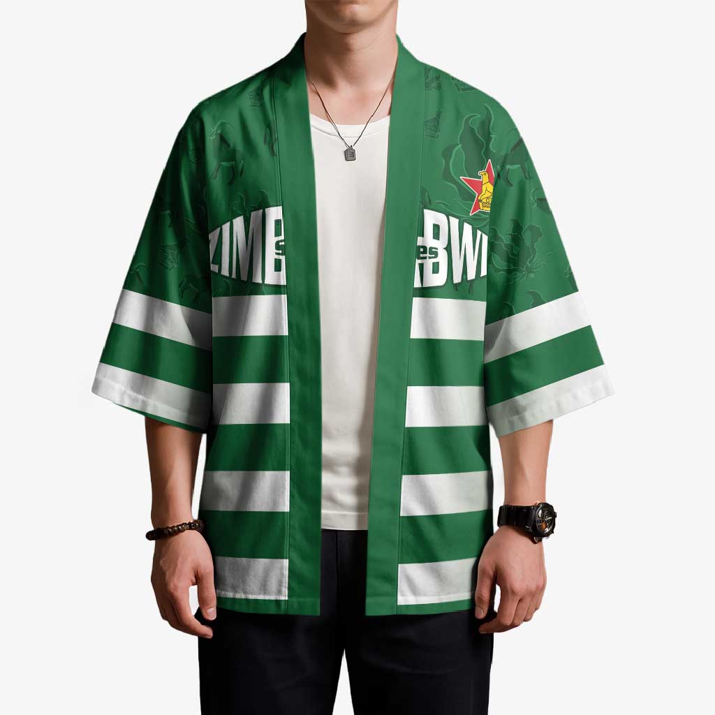 Rugby Zimbabwe Custom Kimono Go Champions Sables - Wonder Print Shop