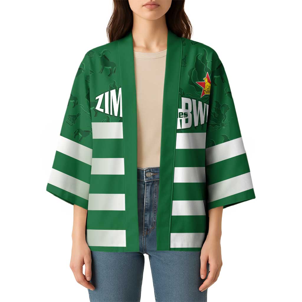 Rugby Zimbabwe Custom Kimono Go Champions Sables - Wonder Print Shop