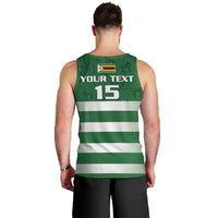 Rugby Zimbabwe Custom Men Tank Top Go Champions Sables - Wonder Print Shop
