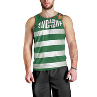 Rugby Zimbabwe Custom Men Tank Top Go Champions Sables - Wonder Print Shop