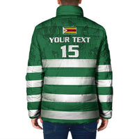 Rugby Zimbabwe Custom Padded Jacket Go Champions Sables - Wonder Print Shop