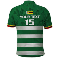 Rugby Zimbabwe Custom Polo Shirt Go Champions Sables - Wonder Print Shop