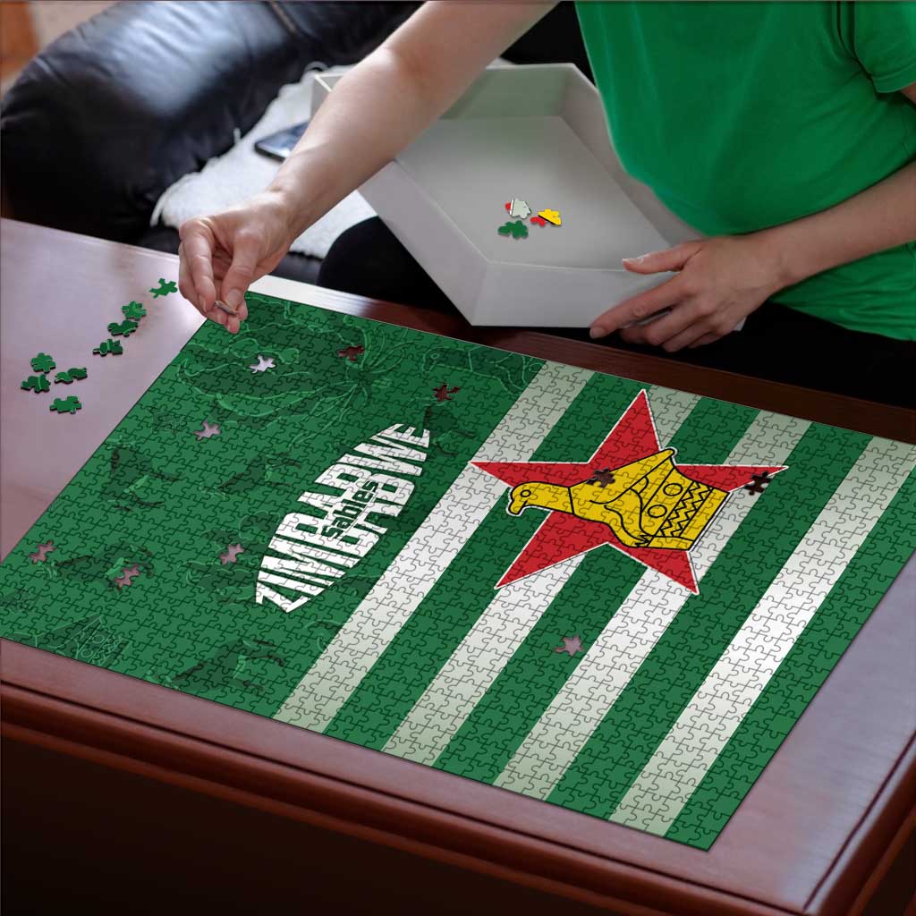Rugby Zimbabwe Custom Puzzle Go Champions Sables - Wonder Print Shop