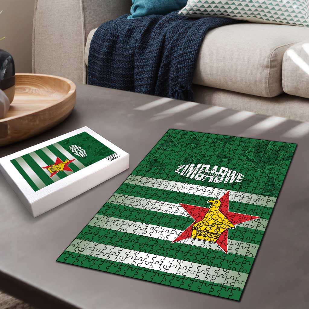 Rugby Zimbabwe Custom Puzzle Go Champions Sables - Wonder Print Shop