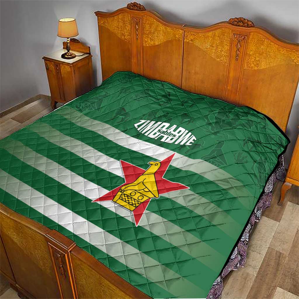 Rugby Zimbabwe Quilt Go Champions Sables - Wonder Print Shop