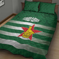 Rugby Zimbabwe Quilt Bed Set Go Champions Sables - Wonder Print Shop