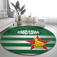 Rugby Zimbabwe Round Carpet Go Champions Sables - Wonder Print Shop