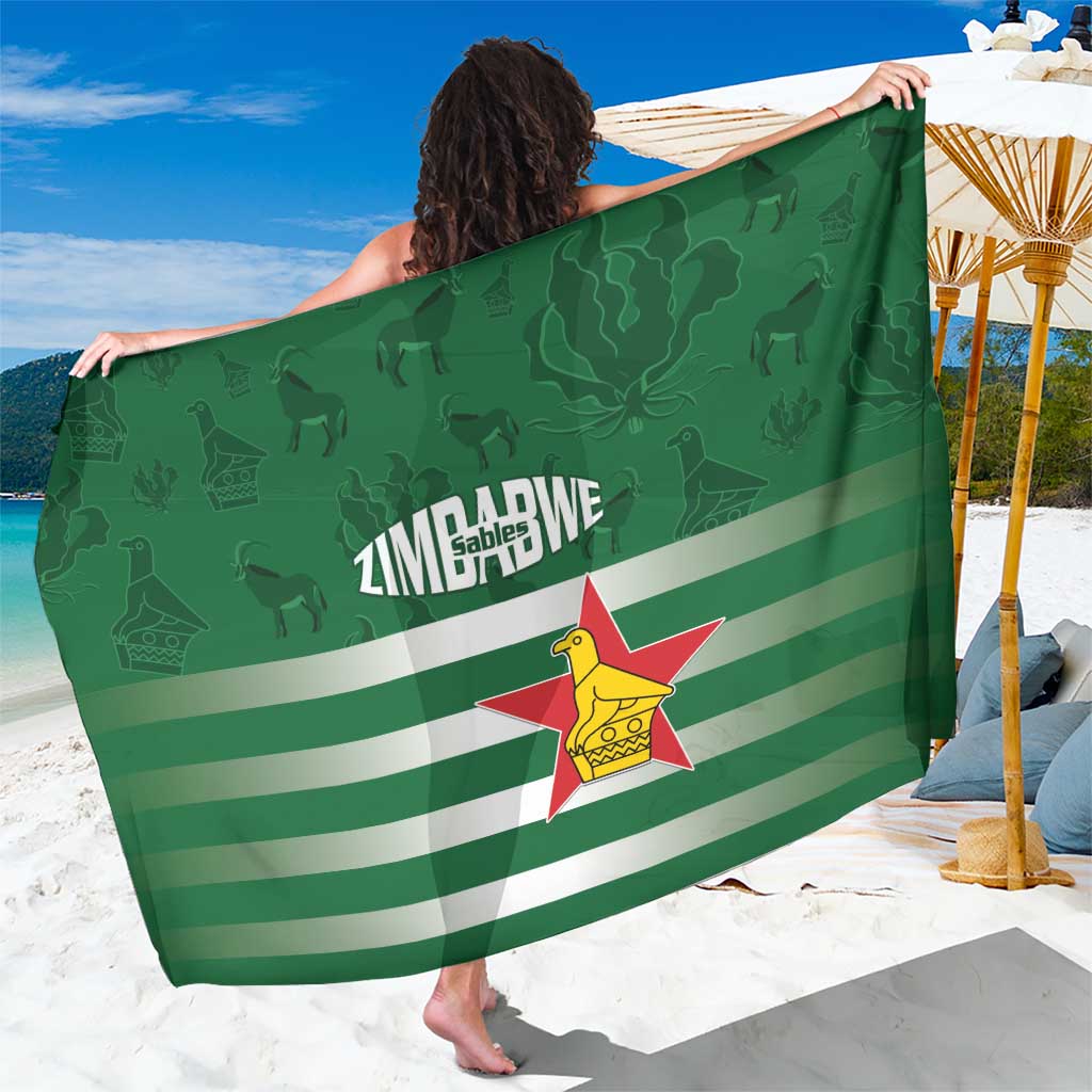 Rugby Zimbabwe Sarong Go Champions Sables - Wonder Print Shop