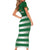 Rugby Zimbabwe Custom Short Sleeve Bodycon Dress Go Champions Sables - Wonder Print Shop
