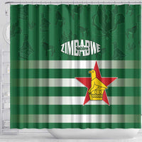 Rugby Zimbabwe Shower Curtain Go Champions Sables - Wonder Print Shop