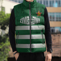 Rugby Zimbabwe Custom Sleeveless Puffer Jacket Go Champions Sables - Wonder Print Shop