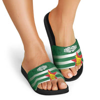 Rugby Zimbabwe Custom Slide Sandals Go Champions Sables - Wonder Print Shop