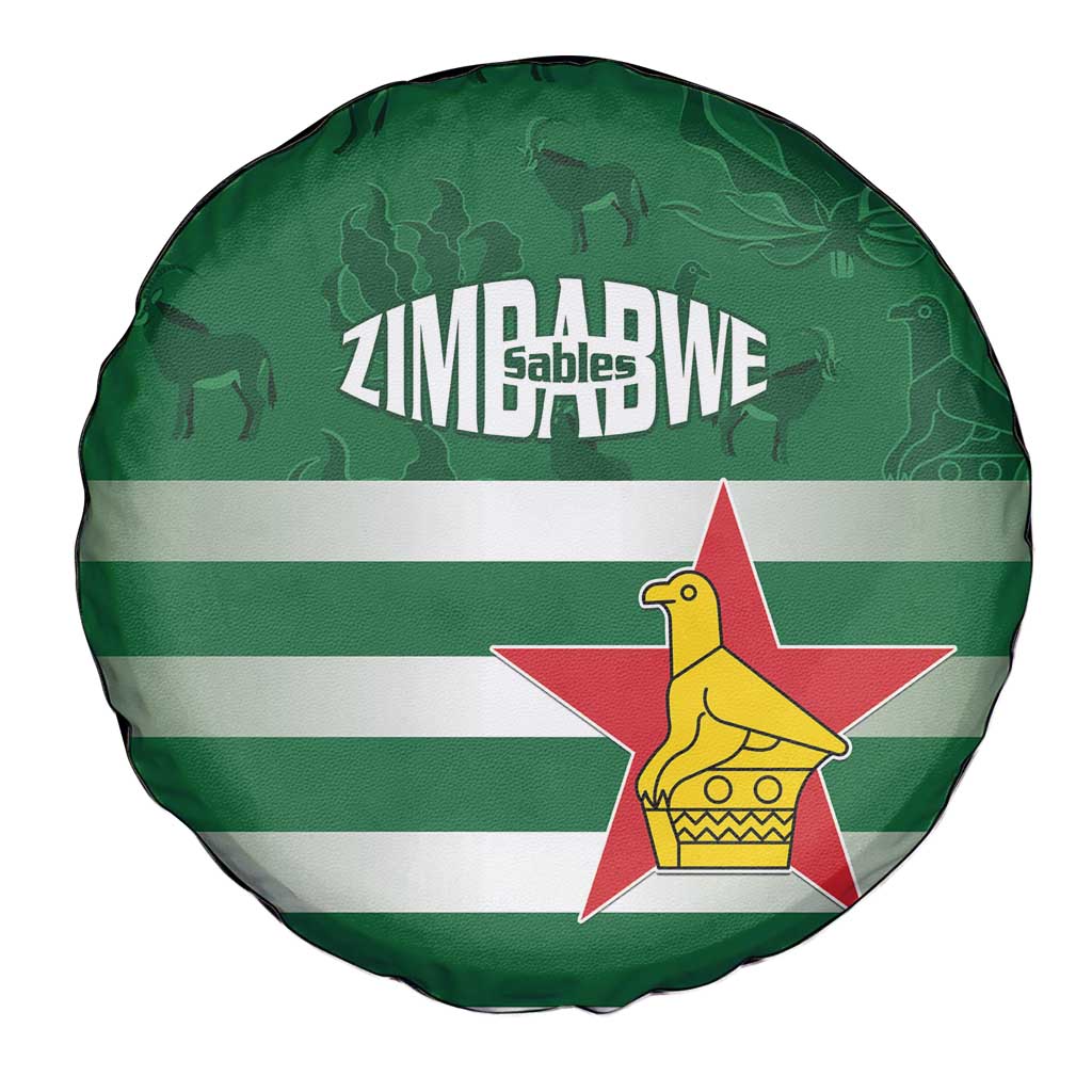 Rugby Zimbabwe Spare Tire Cover Go Champions Sables - Wonder Print Shop