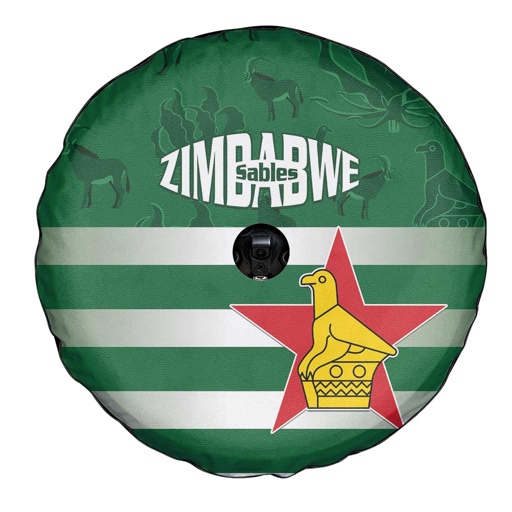 Rugby Zimbabwe Spare Tire Cover Go Champions Sables - Wonder Print Shop