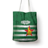Rugby Zimbabwe Custom Tote Bag Go Champions Sables - Wonder Print Shop