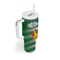 Rugby Zimbabwe Custom Tumbler With Handle Go Champions Sables - Wonder Print Shop