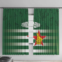 Rugby Zimbabwe Window Curtain Go Champions Sables - Wonder Print Shop