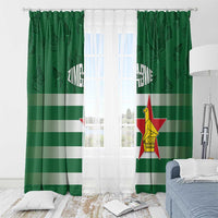 Rugby Zimbabwe Window Curtain Go Champions Sables - Wonder Print Shop