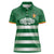 Rugby Zimbabwe Custom Women Polo Shirt Go Champions Sables - Wonder Print Shop