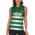 Rugby Zimbabwe Custom Women Sleeveless Polo Shirt Go Champions Sables - Wonder Print Shop