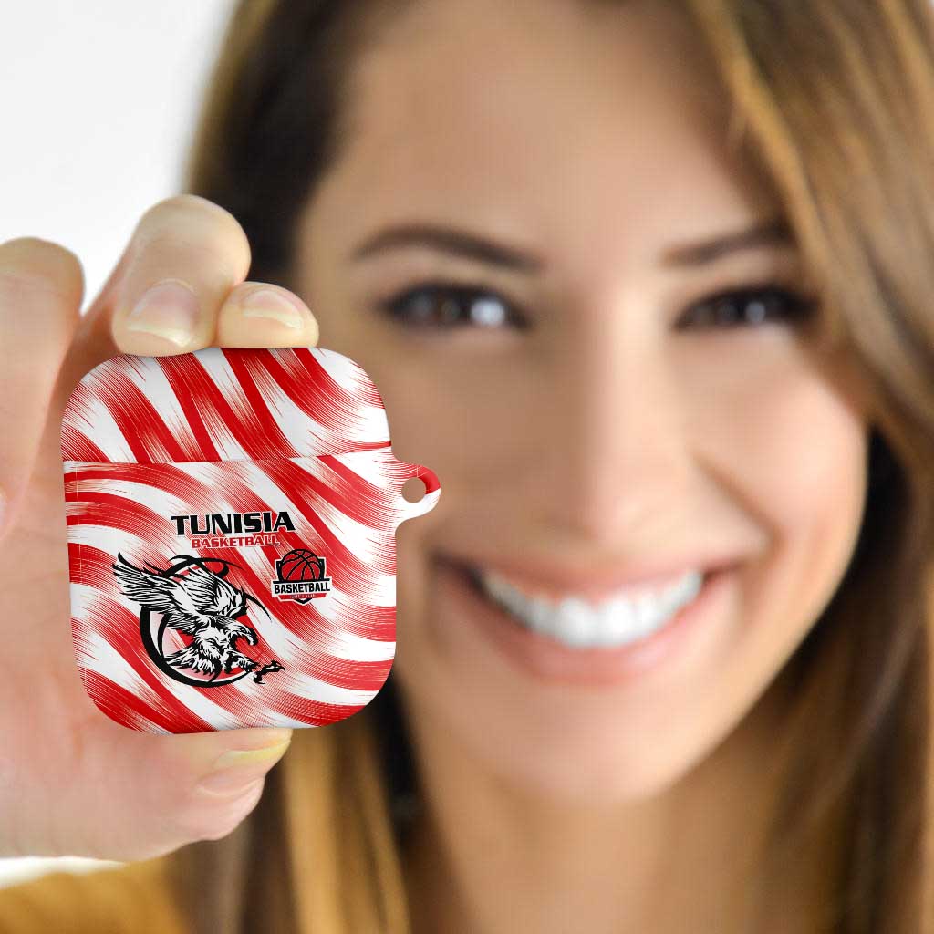 Tunisia Basketball AirPods Case Go Eagles of Carthage - Wonder Print Shop