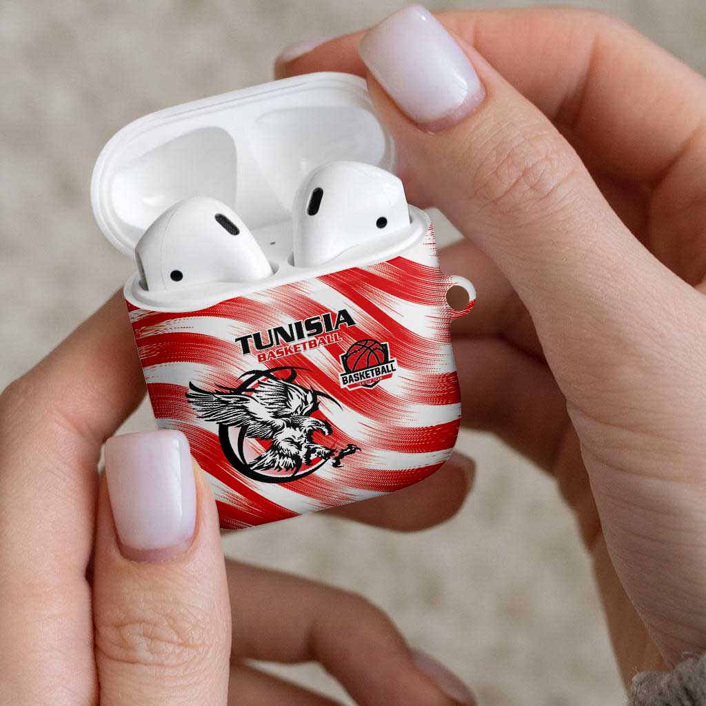 Tunisia Basketball AirPods Case Go Eagles of Carthage - Wonder Print Shop