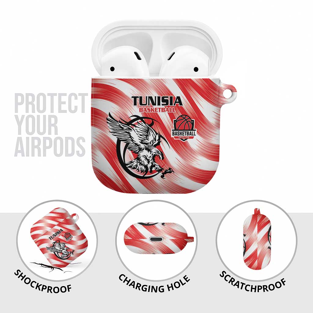 Tunisia Basketball AirPods Case Go Eagles of Carthage - Wonder Print Shop