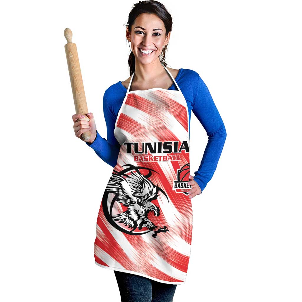 Tunisia Basketball Apron Go Eagles of Carthage - Wonder Print Shop