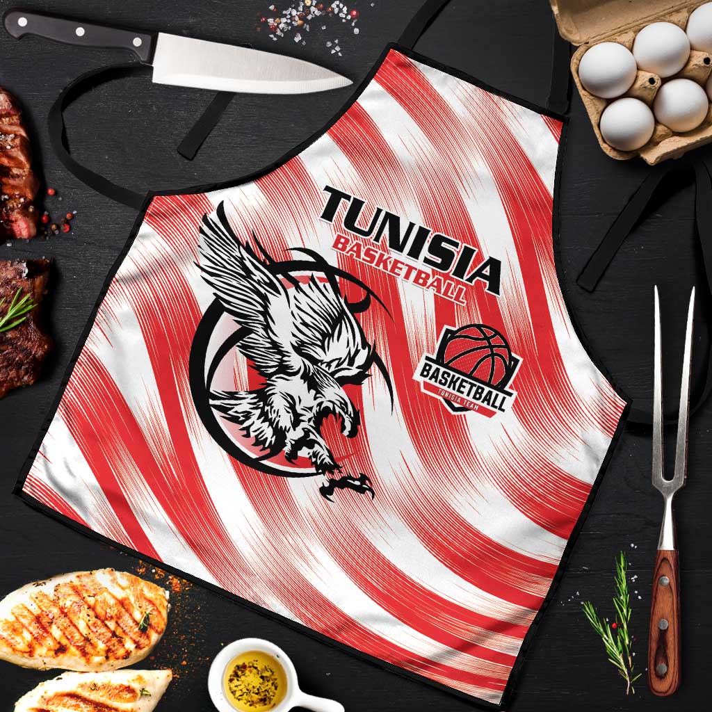 Tunisia Basketball Apron Go Eagles of Carthage - Wonder Print Shop