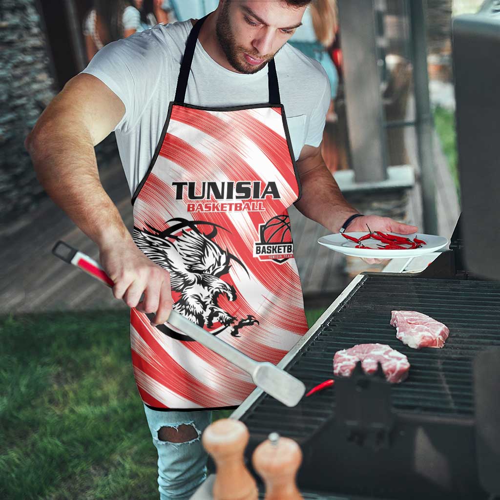 Tunisia Basketball Apron Go Eagles of Carthage - Wonder Print Shop