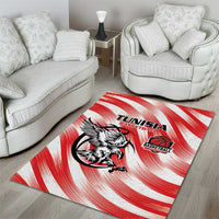Tunisia Basketball Area Rug Go Eagles of Carthage - Wonder Print Shop