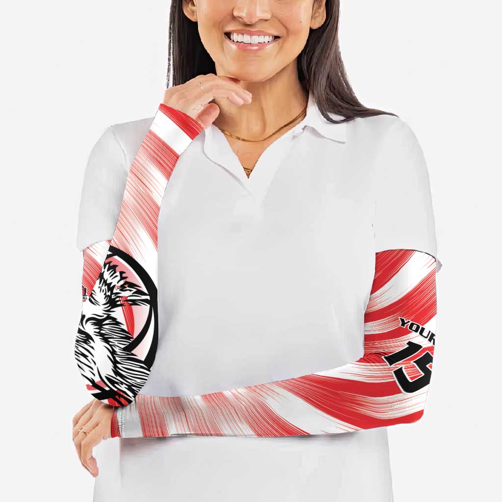 Custom Tunisia Basketball Arm Sleeves Go Eagles of Carthage - Wonder Print Shop