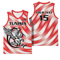 Custom Tunisia Basketball Basketball Jersey Go Eagles of Carthage - Wonder Print Shop