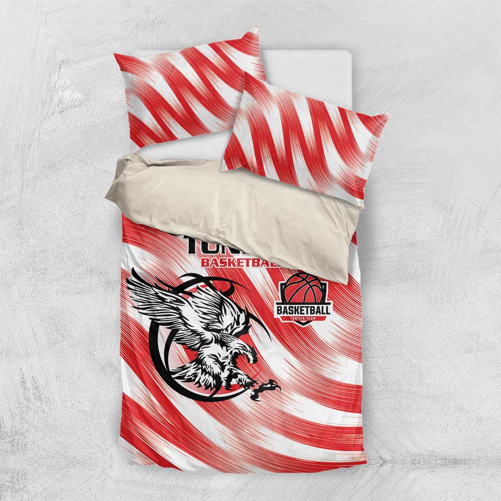 Tunisia Basketball Bedding Set Go Eagles of Carthage - Wonder Print Shop