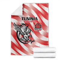 Tunisia Basketball Blanket Go Eagles of Carthage - Wonder Print Shop