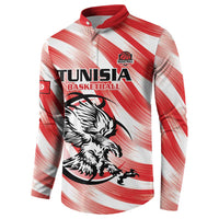 Custom Tunisia Basketball Button Sweatshirt Go Eagles of Carthage - Wonder Print Shop