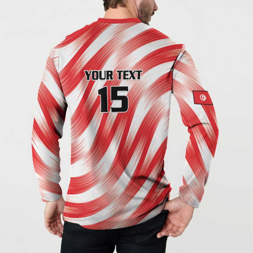 Custom Tunisia Basketball Button Sweatshirt Go Eagles of Carthage - Wonder Print Shop