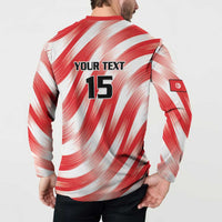 Custom Tunisia Basketball Button Sweatshirt Go Eagles of Carthage - Wonder Print Shop