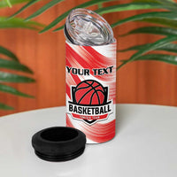 Custom Tunisia Basketball 4 in 1 Can Cooler Tumbler Go Eagles of Carthage - Wonder Print Shop