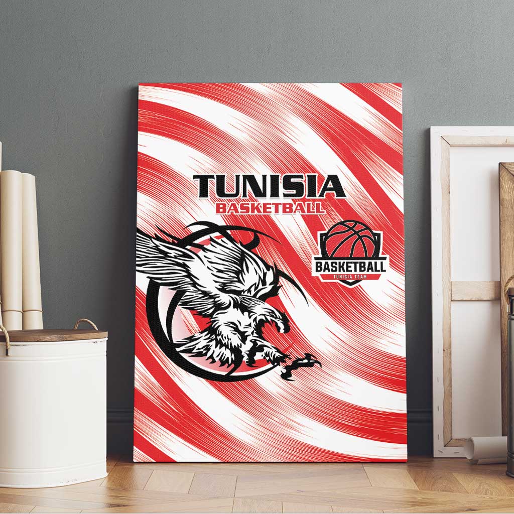 Tunisia Basketball Canvas Wall Art Go Eagles of Carthage - Wonder Print Shop