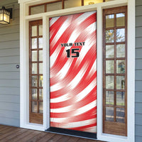 Custom Tunisia Basketball Door Cover Go Eagles of Carthage - Wonder Print Shop