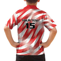 Custom Tunisia Basketball Family Matching Long Sleeve Bodycon Dress and Hawaiian Shirt Go Eagles of Carthage - Wonder Print Shop